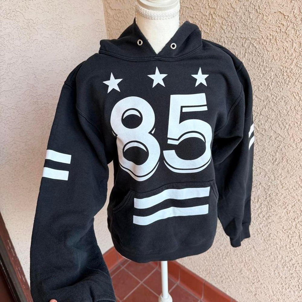 Y2K Tony hawk black & white hoodie with